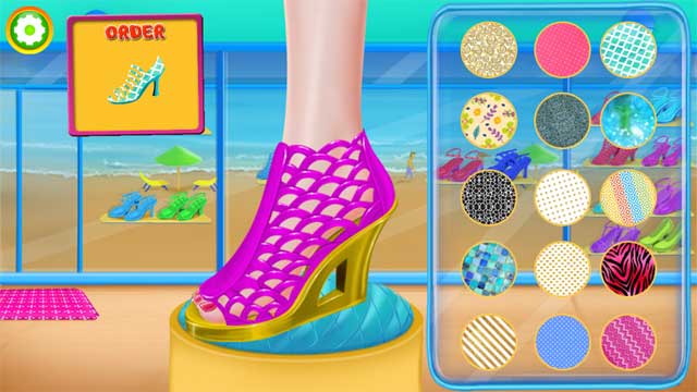 Thiết kế những đôi giày lộng lẫy theo cách bạn muốn trong Little Shoe Designer cho Android