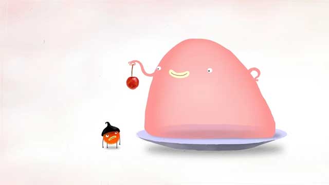  Khi Chuchel lấy được cherry, một sinh vật khổng lồ sẽ xuất hiện và đánh cắp nó
