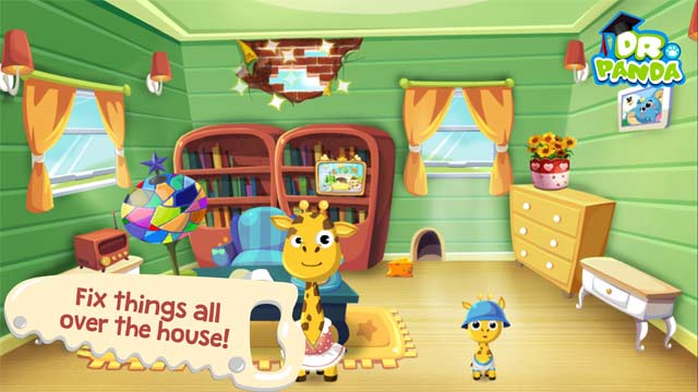 Sửa chữa mọi thứ trong nhà với Dr. Panda trong Dr. Panda’s Handyman