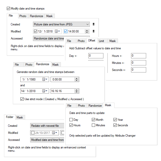 Attribute Changer hỗ trợ thay đổi thuộc tính ngày và thời gian file