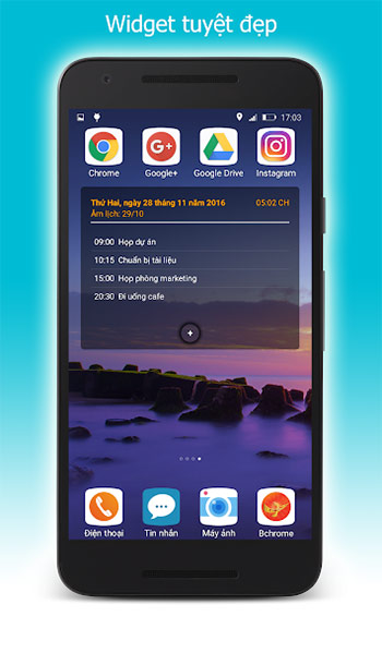 Widget tuyệt đẹp
