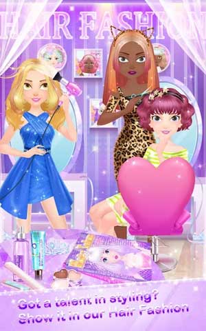 Trở thành một thợ làm tóc chuyên nghiệp trong game Hair Fashion cho Android