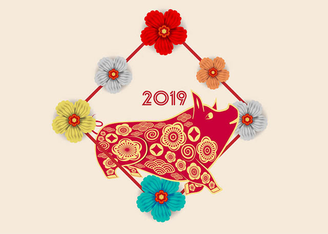 Hình nền máy tính full HD, sắc nét chào năm mới 2019