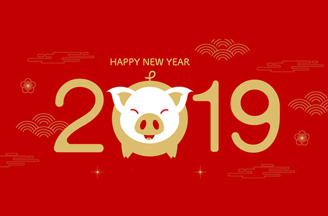 Bộ hình nền năm mới 2019 cực đẹp