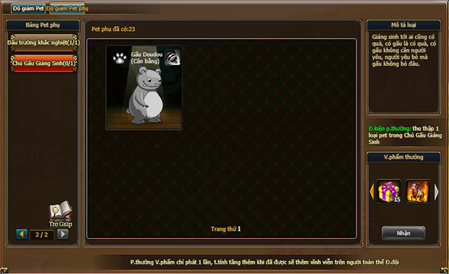 Pet phụ "Gấu DouDou"