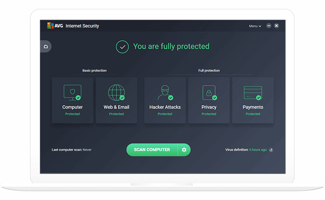 AVG Internet Security bảo vệ máy tính toàn diện
