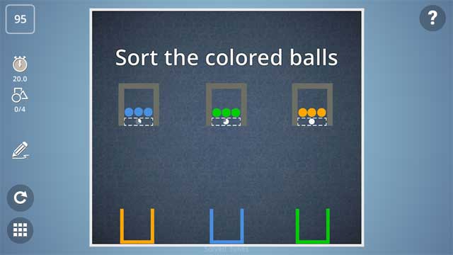 Game Brain It On! có 100 level với rất nhiều câu đố sáng tạo