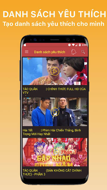 Tạo danh sách video Hài Tết 2019 yêu thích