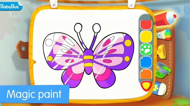 Thỏa sức vẽ và tô màu với Little Panda's Drawing Board cho Android