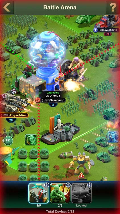 Kiểm tra chiến thuật của bạn khi đối đầu với người chơi khác trên toàn cầu trong Army Men Strike