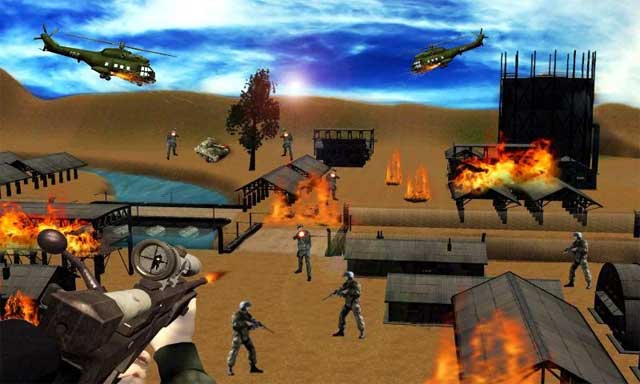  Border Army Sniper for Android có đồ họa sống động và đẹp mắt