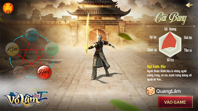 Môn phái cái Bang trong Võ Lâm 1 Mobile