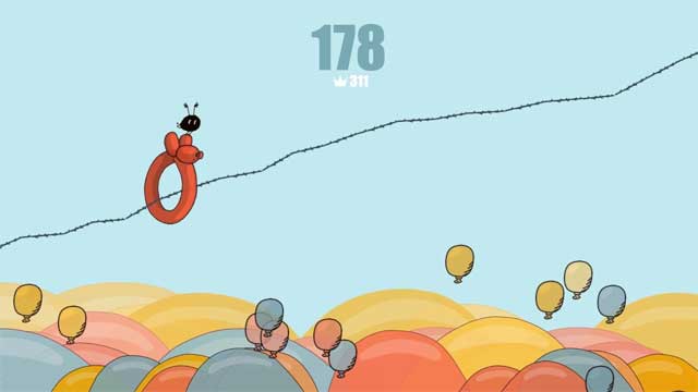 Balloon FRVR cho Android là game hành động vui nhộn và thú vị