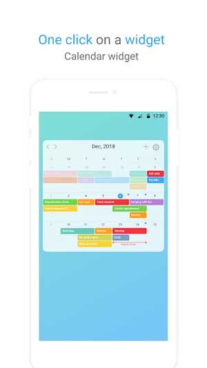 TimeBlocks for Android cung cấp nhiều chế độ xem linh hoạt