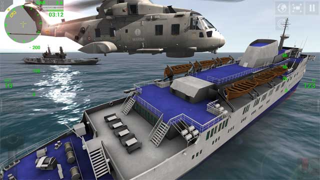 Các nhiệm vụ giải cứu trong Marina Militare được thiết kế chi tiết và trung thực 