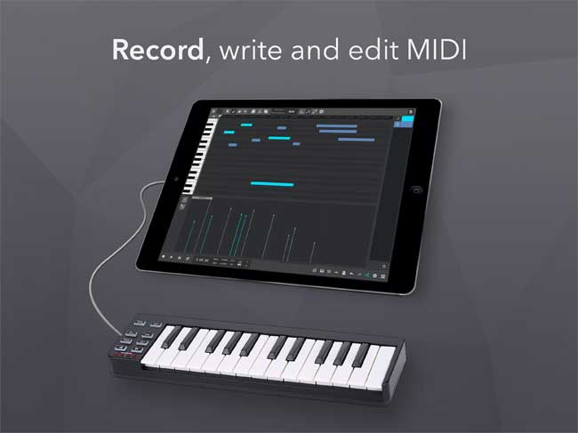 n-Track Studio DAW 9 cho iOS hỗ trợ ghi âm 