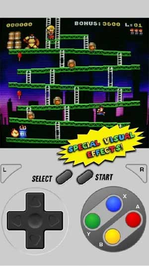 SuperRetro16 còn có tính năng nâng cấp đồ họa để hình ảnh sắc nét hơn 