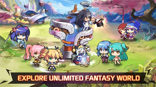 Khám phá thế giới fantasy rộng lớn với các nữ chiến binh anime dễ thương