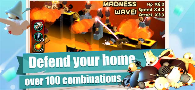 Bảo vệ quê hương với hơn 100 sự kết hợp vũ khí khác nhau