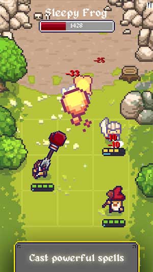 Sử dụng phép thuật để đánh bại kẻ thù