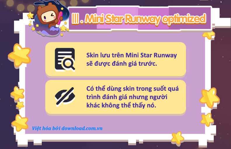 Tối ưu hóa Mini Star Runway