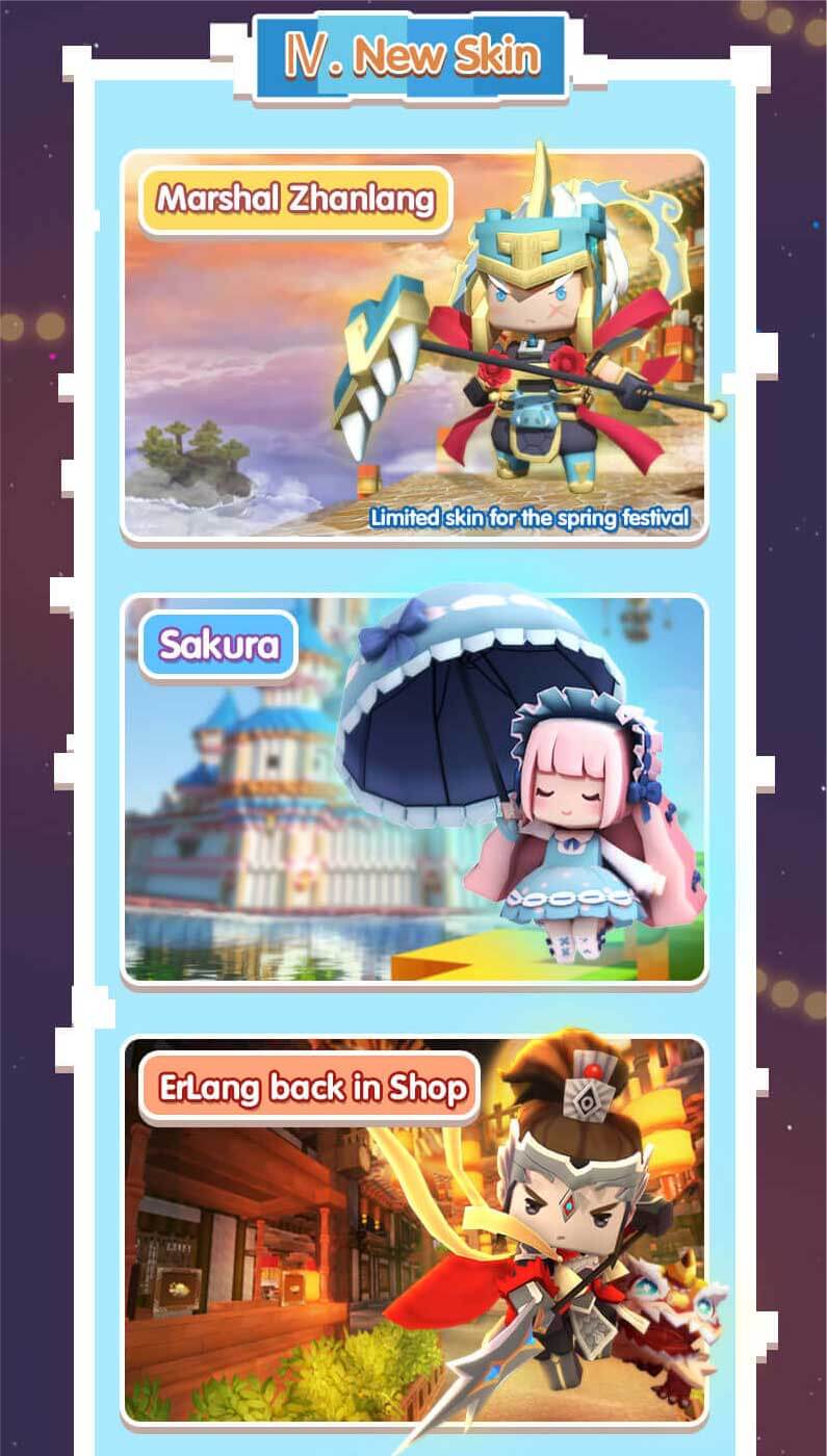 Skin mới trong Mini World: Block Art