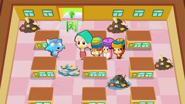 Nếu ở trong lớp học, hãy nhanh chóng sử dụng lối thoát hiểm