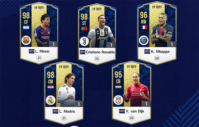 Cầu thủ mùa TOTY19