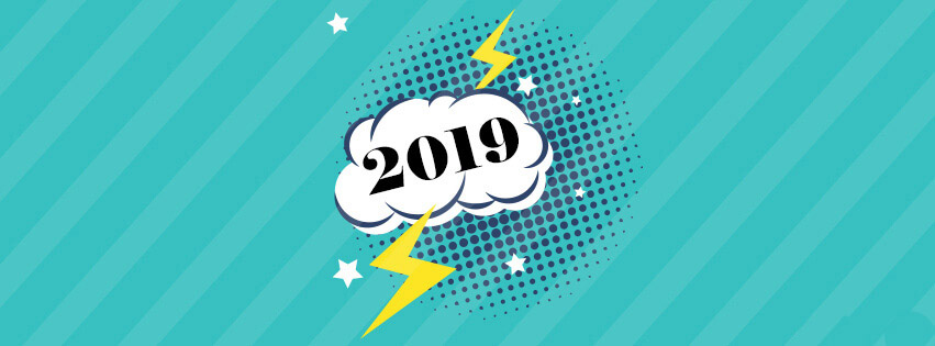 Ảnh bìa chào đón năm mới 2019