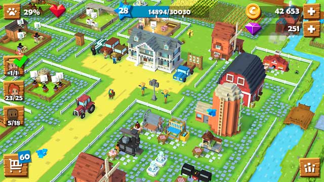 Game nông trại Blocky Farm miễn phí cho Android