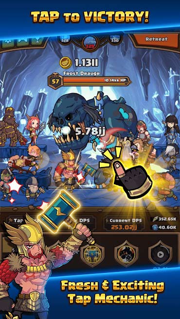 Thor: War of Tapnarok có cơ chế điều khiển chạm mới lạ và thú vị
