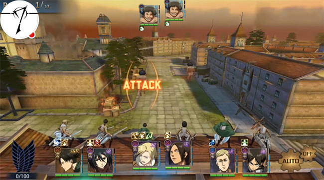 Game thẻ tướng Attack on Titan Assault