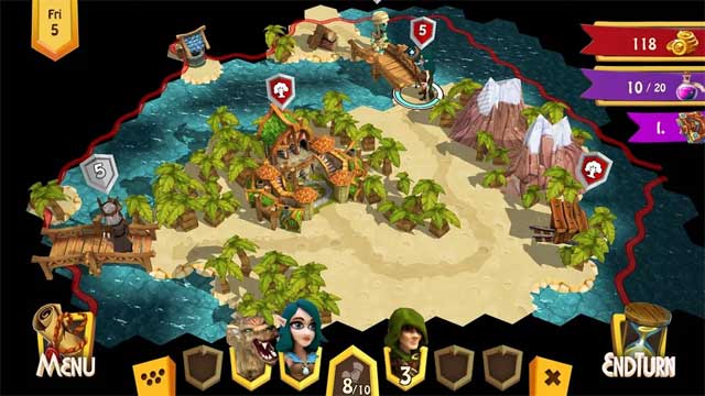 Heroes of Flatlandia có đồ họa 3D sắc nét và sống động