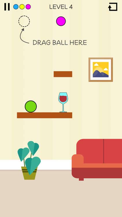 Game thả bóng làm đổ ly rượu gây nghiện - Spill It!
