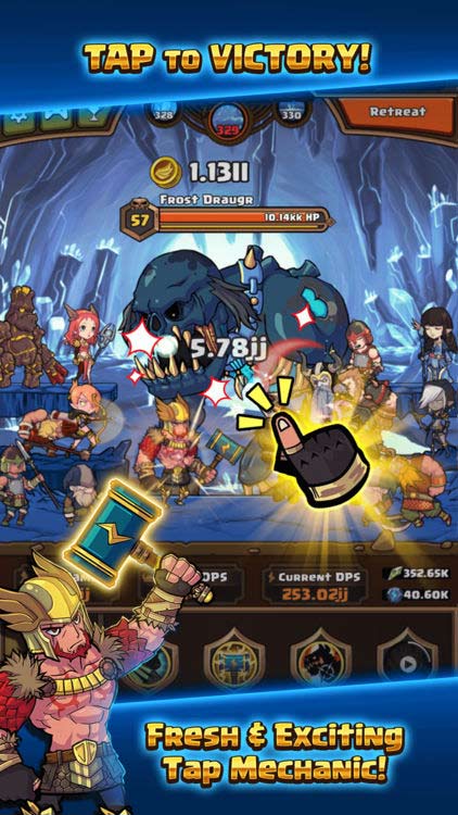 Thor: War of Tapnarok có cơ chế chạm thú vị và mới mẻ