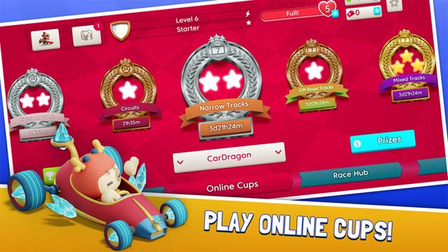 Giành chiến thắng nhiều cúp vô địch và xây dựng phòng trưng bày cup trong Starlit On Wheels