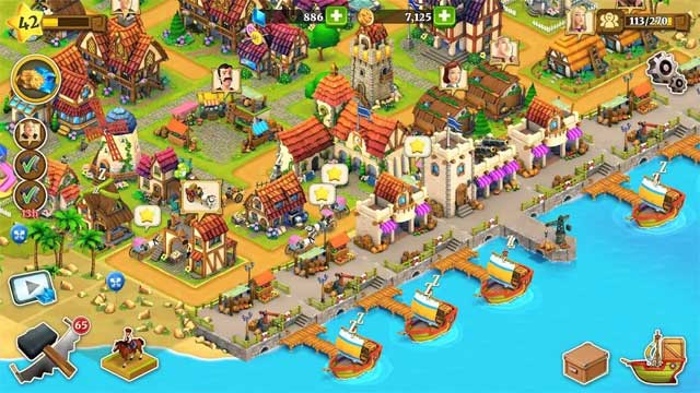 Town Village có đồ họa đẹp mắt và vô cùng sống động