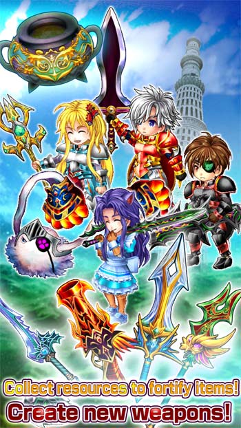 Thu thập tài nguyên để rèn vũ khí trong Fairy Elements