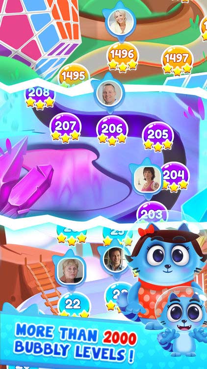Chinh phục hơn 2000 level thú vị và thách thức của Space Cats Pop
