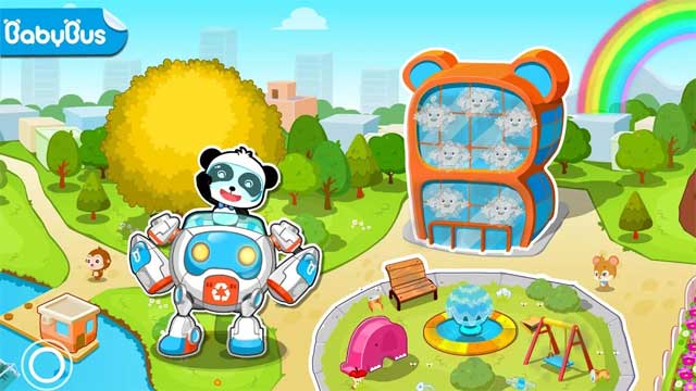 Rất nhiều hoạt động bảo vệ môi trường đang chờ bé khám phá trong game Little Panda Green Guard cho Android