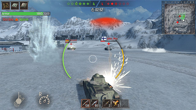 Game bắn tăng trực tuyến nhiều người chơi - Battle Tanks