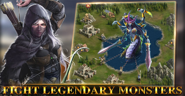 Chiến đấu với các quái vật huyền thoại đầy sức mạnh