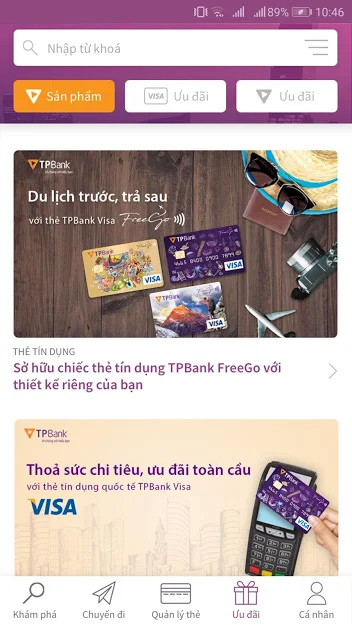 Thẻ FreeGo với thiết kế riêng biệt
