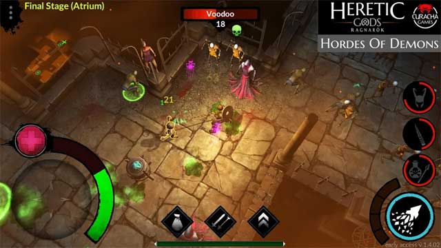 Trong game, bạn sẽ đi sâu vào các hầm ngục để tiêu diệt quái vật và các vị thần dị giáo
