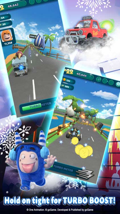 Oddbods Turbo Run cung cấp nhiều power-up hữu ích