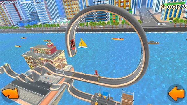 Chinh phục những đường đua khó nhằn trong Uphill Rush USA Racing