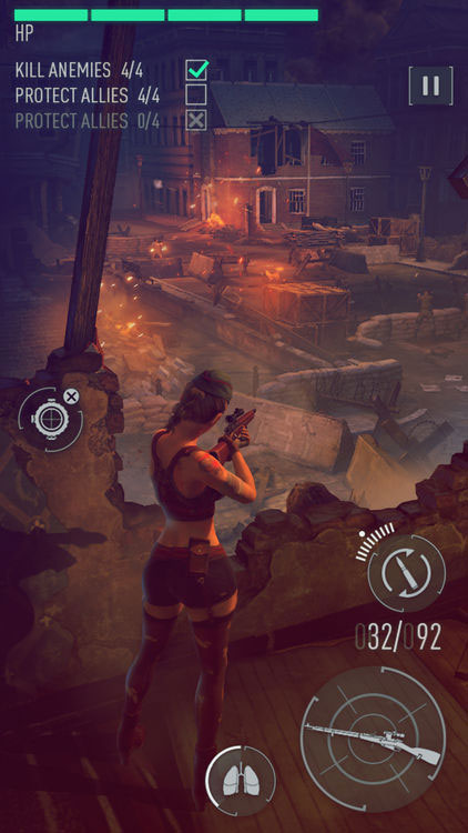 Kiss of War được xây dựng với công nghệ đồ họa Unity Engine