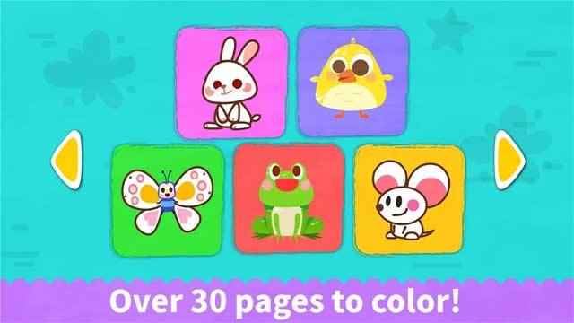 Baby Panda's Coloring Book có hơn 30 trang để bé thỏa sức chơi đùa với màu sắc