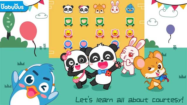 Baby Panda's Family and Friends cho Android sẽ dạy bé cách cư xử lịch sự với mọi người xung quanh