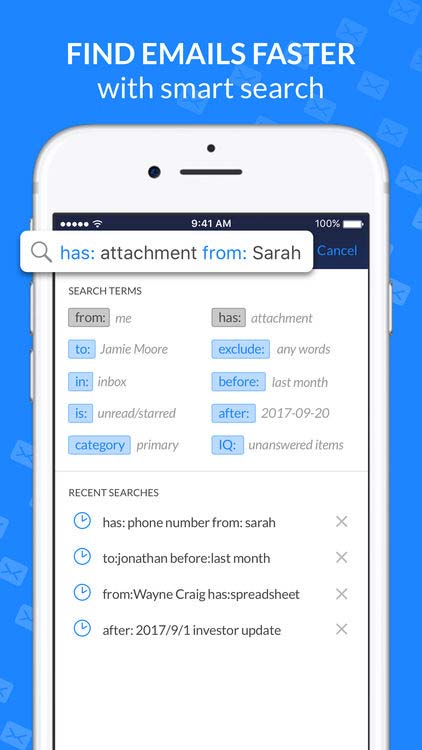 Tìm kiếm email nhanh hơn với tính năng tìm kiếm thông minh